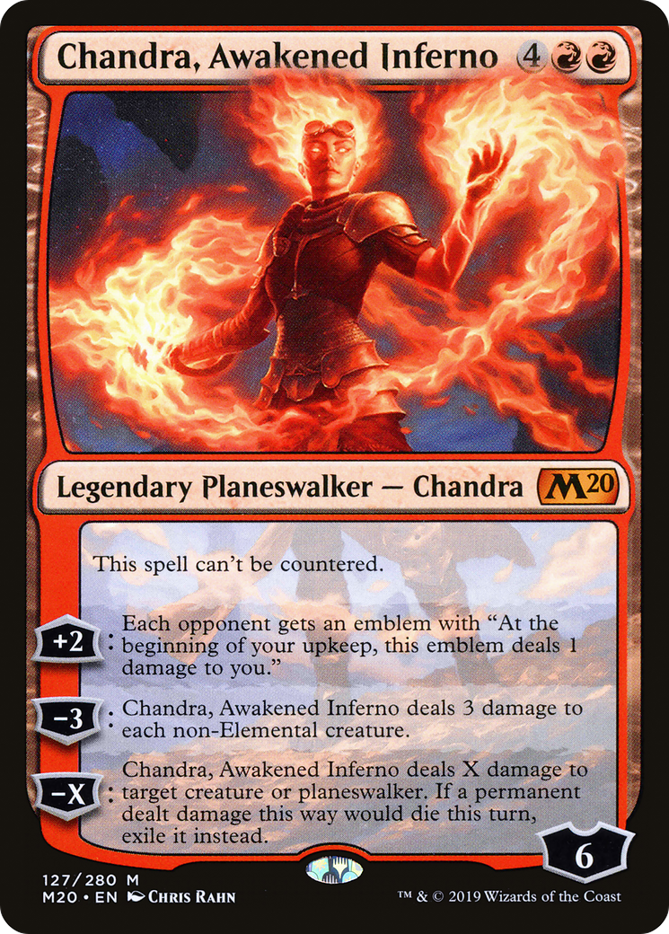 Chandra, Awakened Inferno (M20-127) [Core Set 2020] Foil
