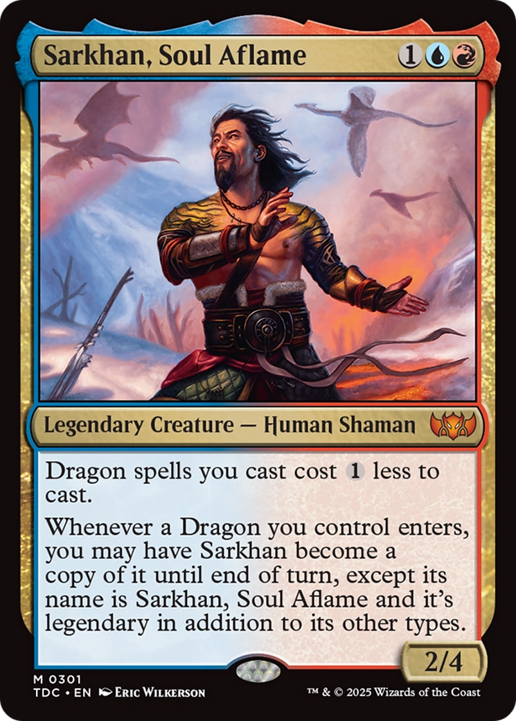 Sarkhan, Soul Aflame (TDC-301) [Commander: Tarkir: Dragonstorm]