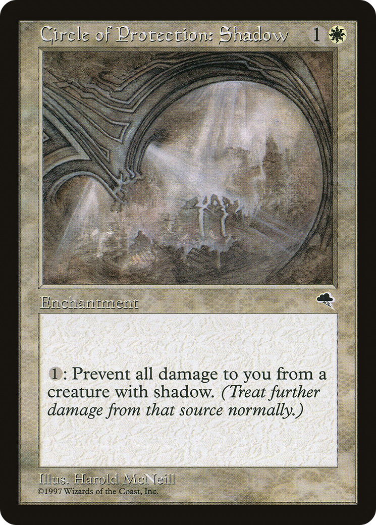 Circle of Protection: Shadow (TMP-012) [Tempest]