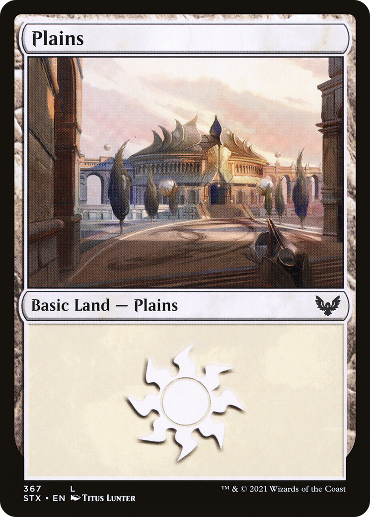 Plains (STX-367) [Strixhaven: School of Mages] Foil