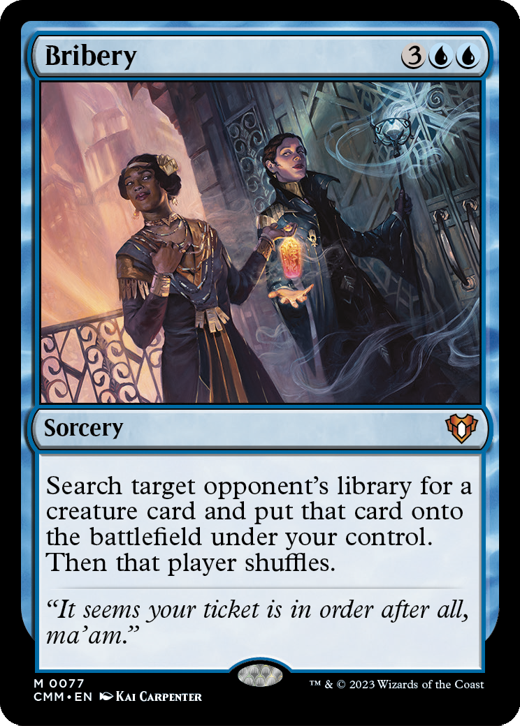 Bribery (CMM-077) [Commander Masters]