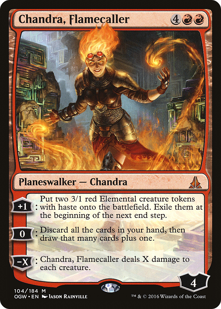 Chandra, Flamecaller (OGW-104) [Oath of the Gatewatch]