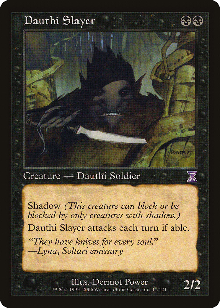 Dauthi Slayer (TSB-041) [Time Spiral Timeshifted] Foil