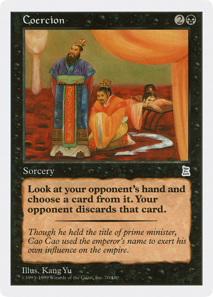 Coercion (PTK-070) [Portal Three Kingdoms]