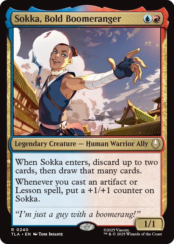 Sokka, Bold Boomeranger (TLA-240) [Avatar: The Last Airbender] Foil