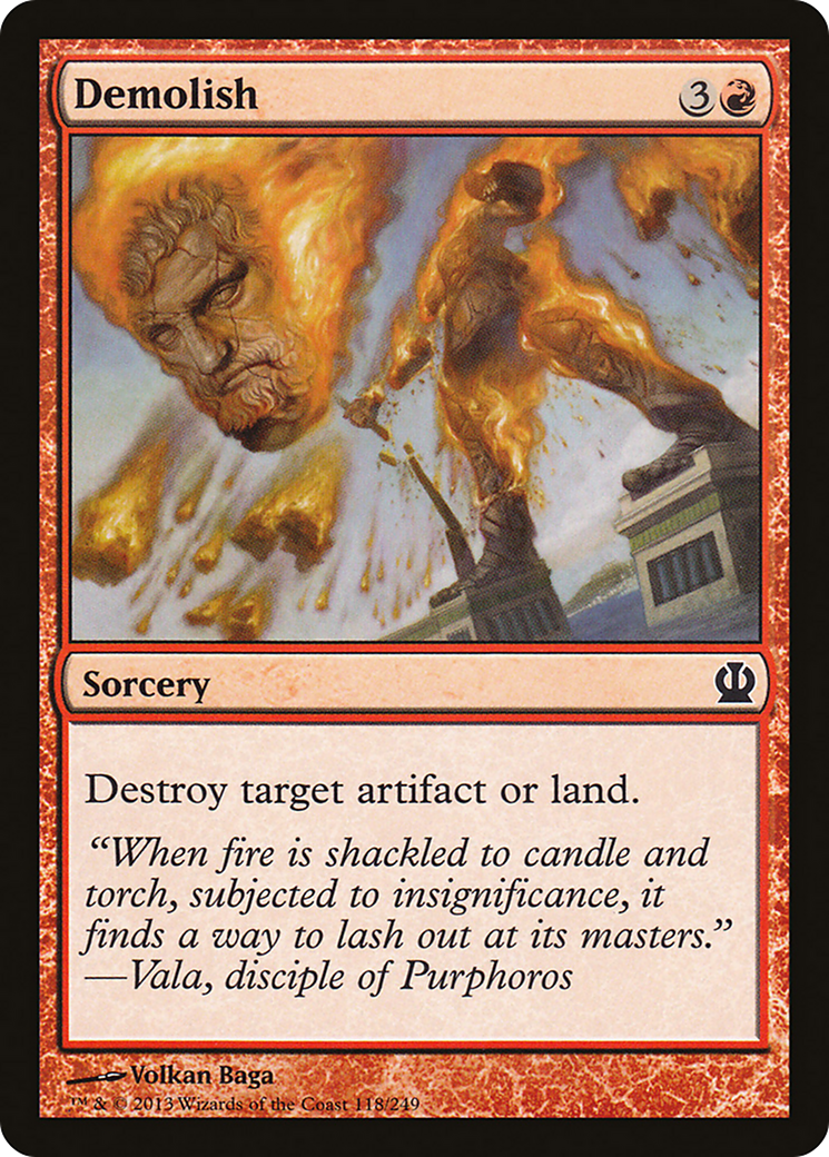 Demolish (THS-118) [Theros]