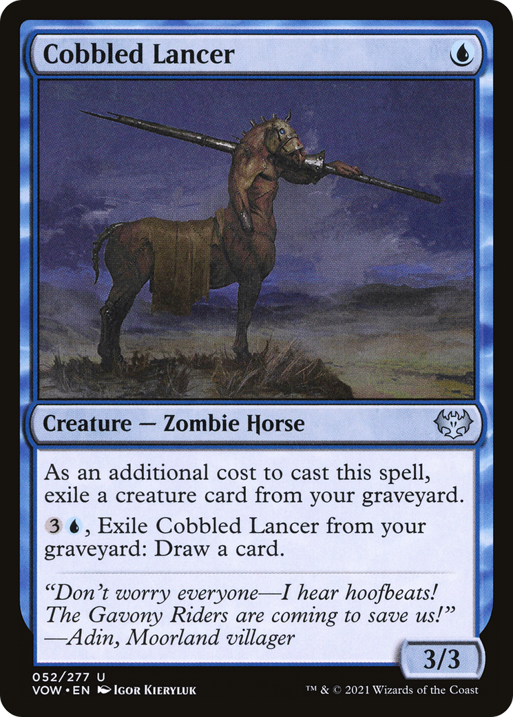 Cobbled Lancer (VOW-052) [Innistrad: Crimson Vow]