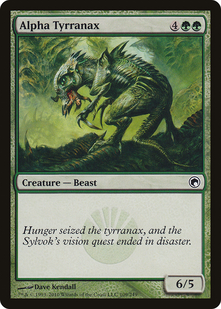 Alpha Tyrranax (SOM-109) [Scars of Mirrodin]