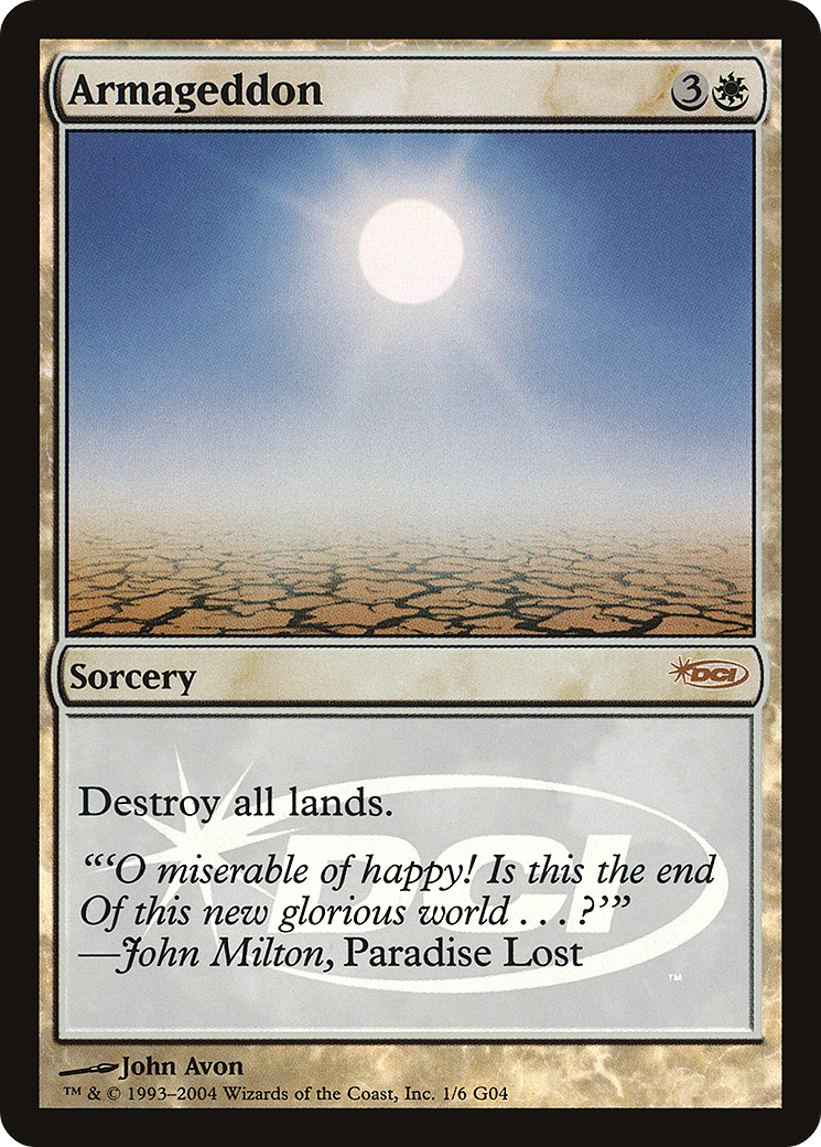 Armageddon (JDG-001) [Judge Gift Cards 2004] Foil