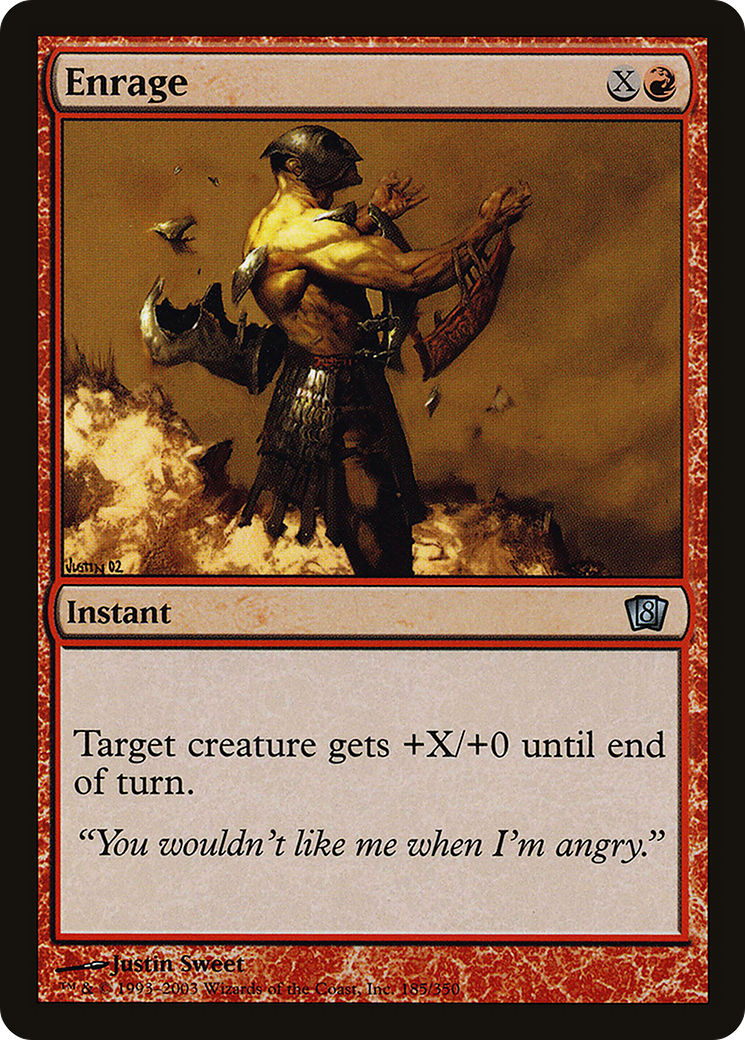 Enrage (8ED-185) [8th Edition] Foil