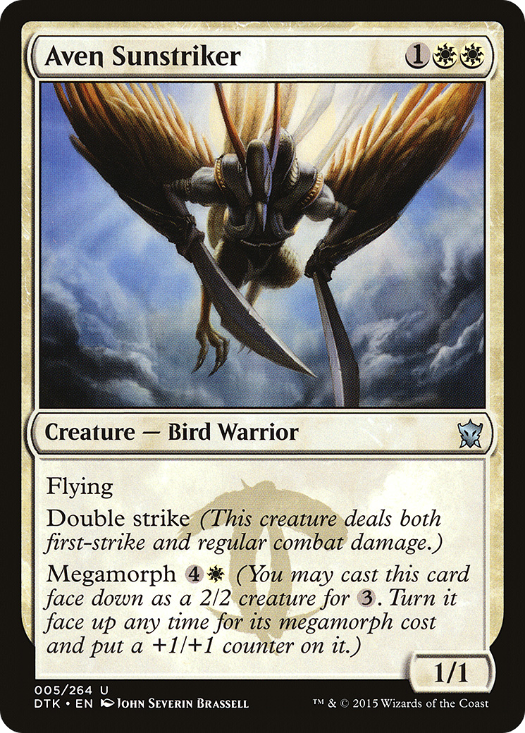 Aven Sunstriker (DTK-005) [Dragons of Tarkir]