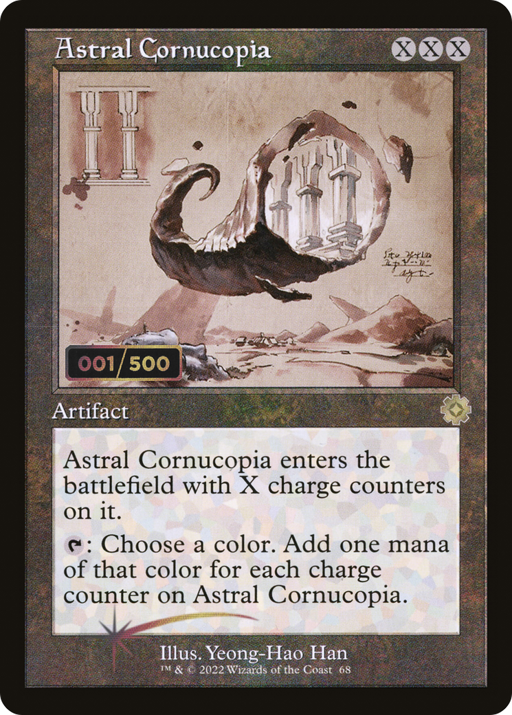 Astral Cornucopia (Schematic) (Serial Numbered) (BRR-068) [The Brothers' War Retro Artifacts] Foil