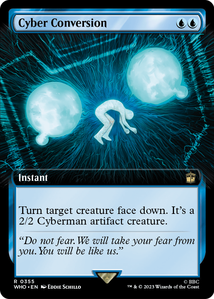 Cyber Conversion (Extended Art) (WHO-355) [Doctor Who] Foil