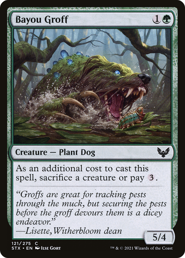 Bayou Groff (STX-121) [Strixhaven: School of Mages]
