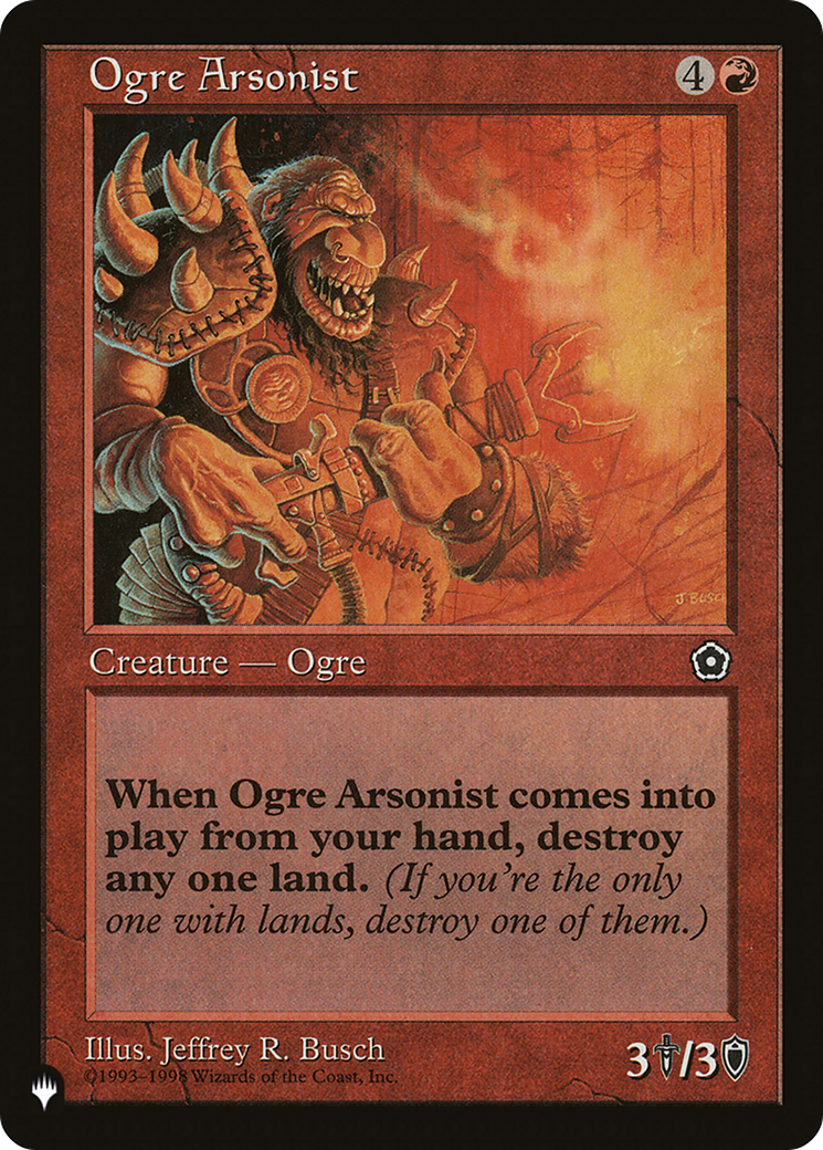 Ogre Arsonist (LIST-P02-110) [The List]