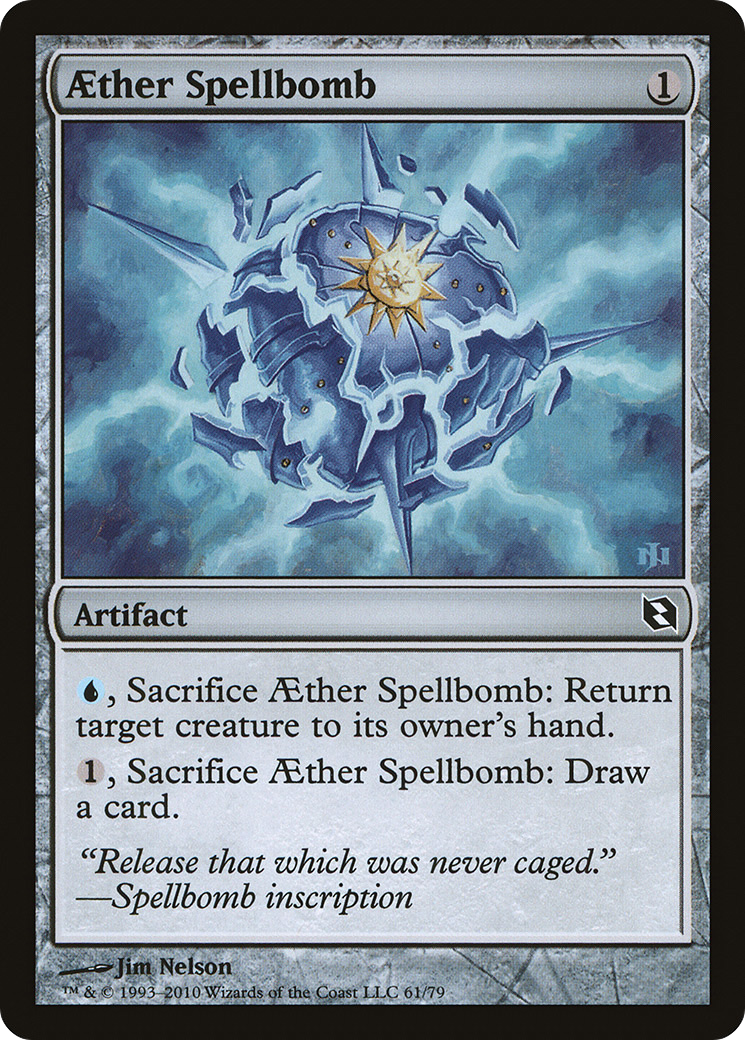 Aether Spellbomb (DDF-061) [Duel Decks: Elspeth vs. Tezzeret]