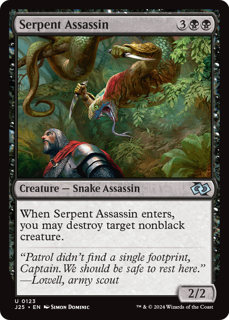 Serpent Assassin (J25-123) [Foundations Jumpstart]