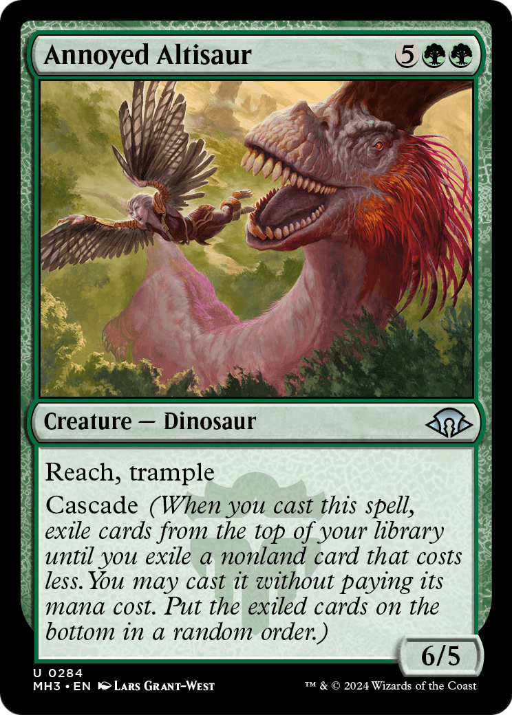 Annoyed Altisaur (MH3-284) [Modern Horizons 3] Foil