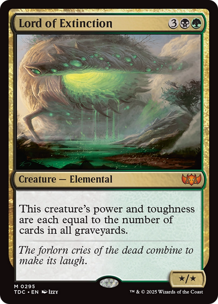 Lord of Extinction (TDC-295) [Commander: Tarkir: Dragonstorm]