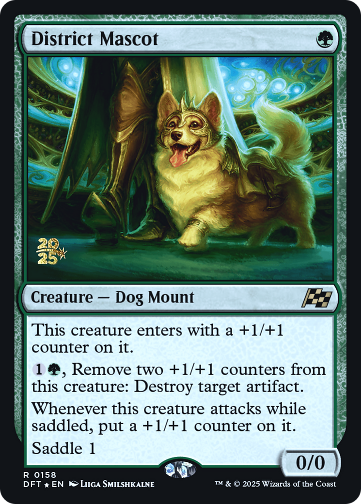 District Mascot (PRE-158) [Prerelease Cards] Foil