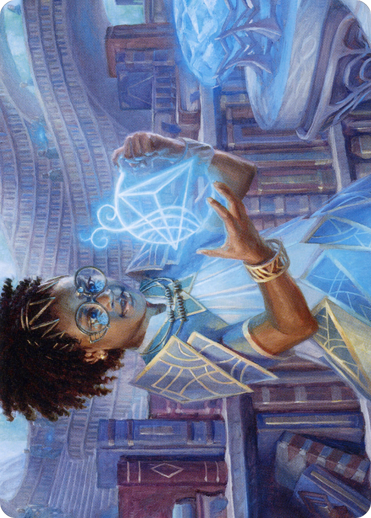 Zimone, Quandrix Prodigy // Zimone, Quandrix Prodigy (ASTX-046) (Borderless) [Strixhaven Art Series] Foil
