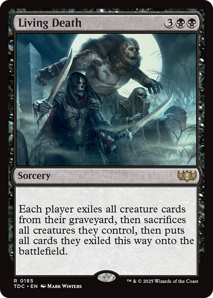 Living Death (TDC-185) [Commander: Tarkir: Dragonstorm]