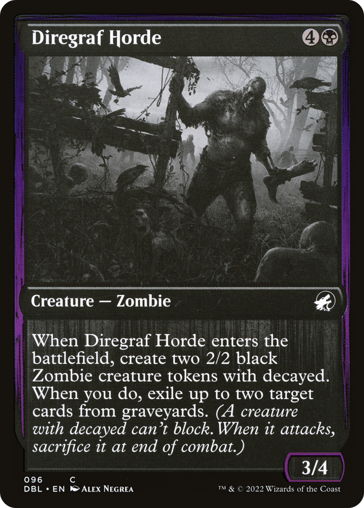 Diregraf Horde (DBL-096) [Innistrad: Double Feature] Foil
