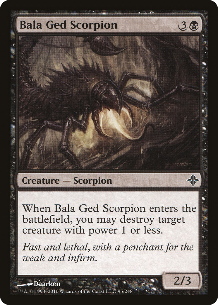 Bala Ged Scorpion (ROE-095) [Rise of the Eldrazi] Foil