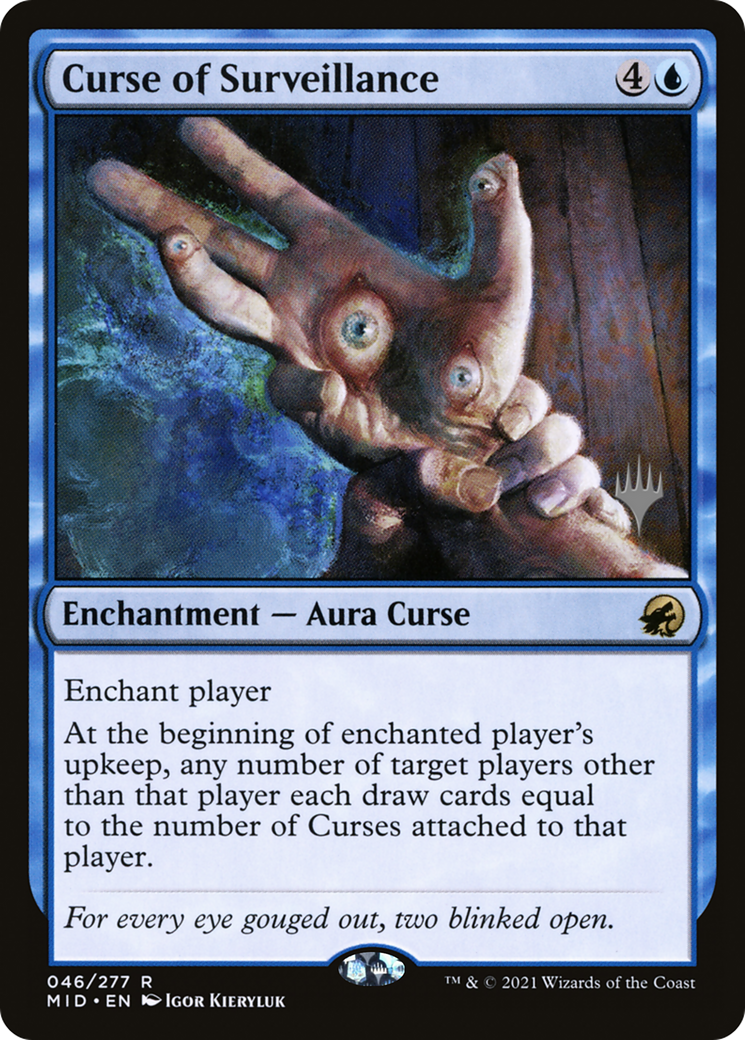 Curse of Surveillance (PPMID-046) [Promo Pack: Innistrad: Midnight Hunt Promos]