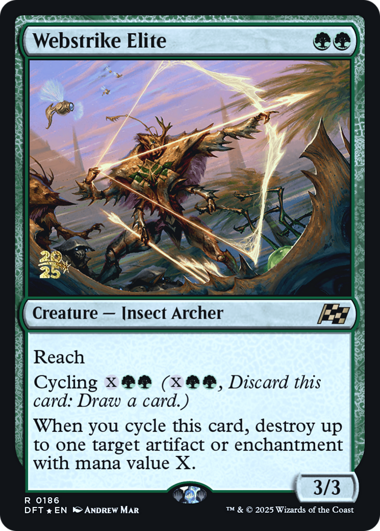 Webstrike Elite (PRE-186) [Prerelease Cards] Foil