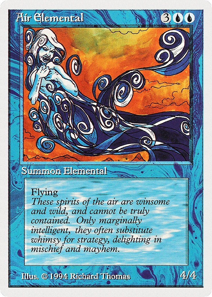 Air Elemental (SUM-047) [Summer Magic / Edgar]
