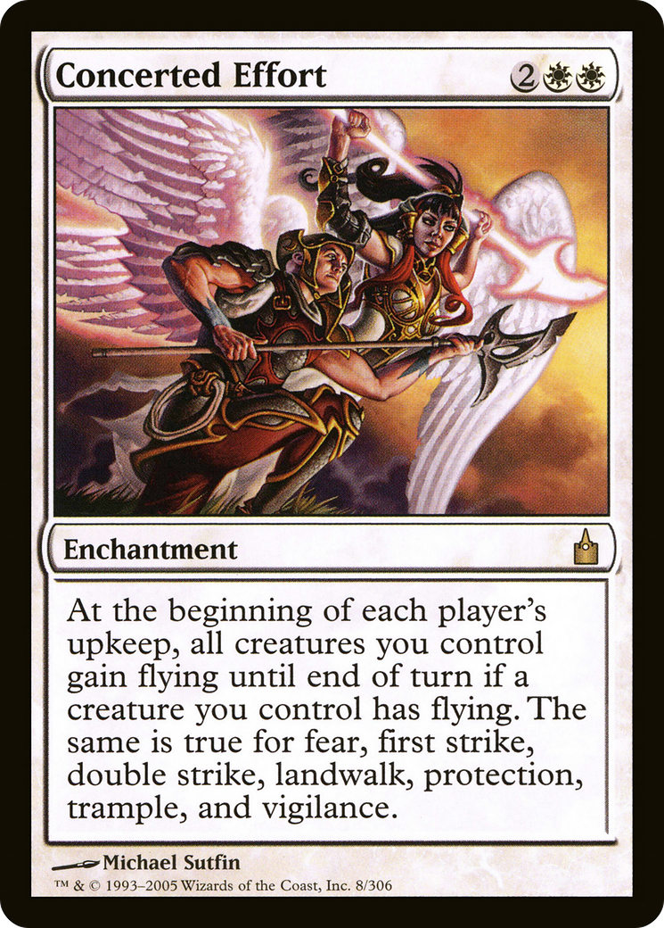 Concerted Effort (RAV-008) [Ravnica: City of Guilds] Foil