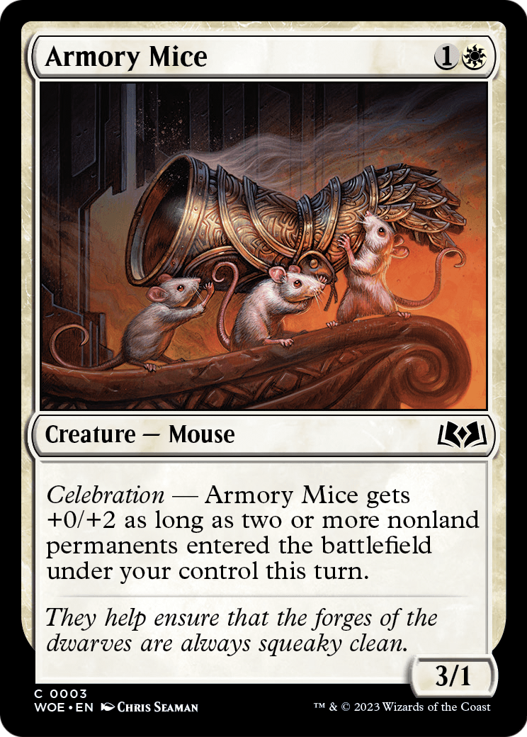 Armory Mice (WOE-003) [Wilds of Eldraine]