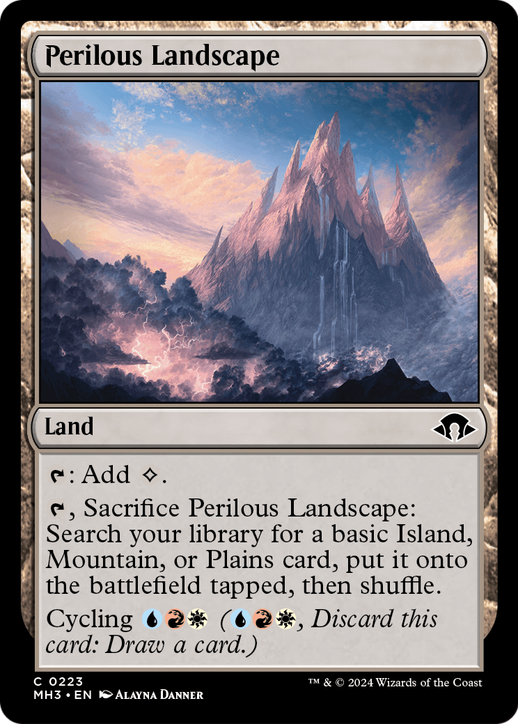Perilous Landscape (MH3-223) [Modern Horizons 3] Foil