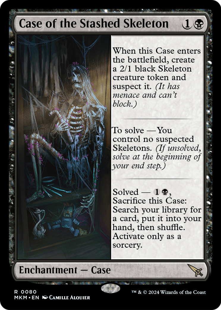 Case of the Stashed Skeleton (MKM-080) [Murders at Karlov Manor]