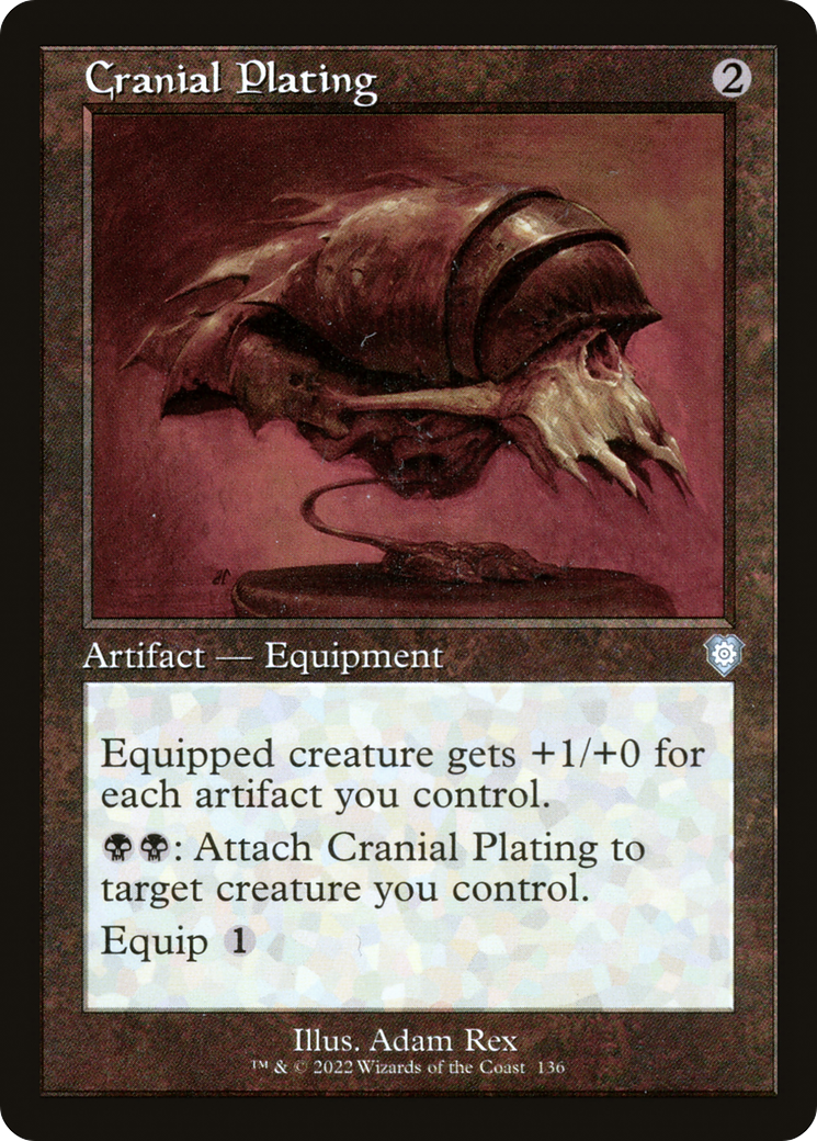 Cranial Plating (Retro Frame) (BRC-136) [The Brothers' War Commander]