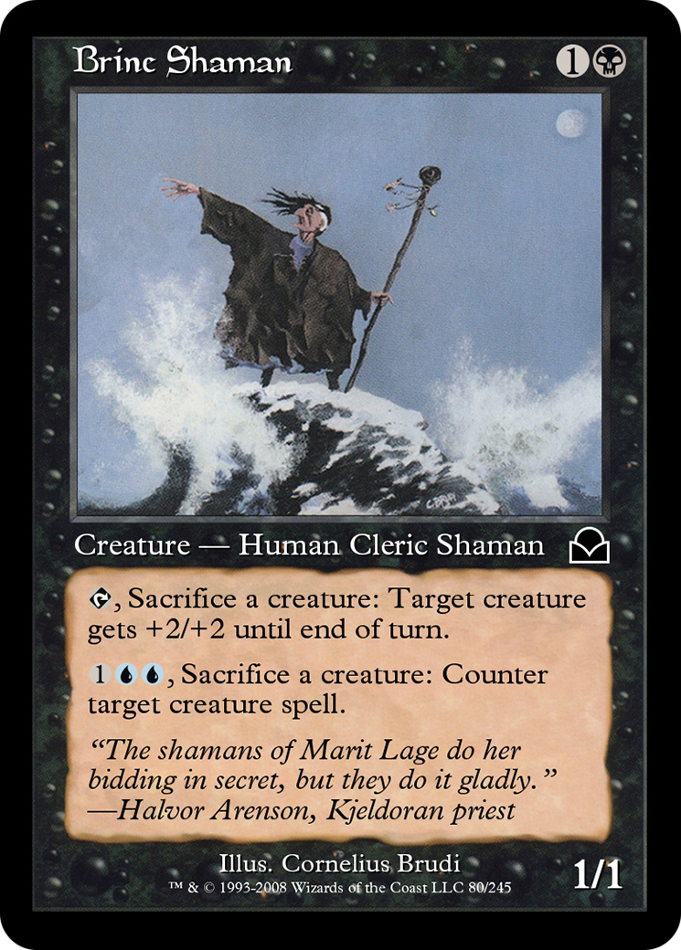 Brine Shaman (ME2-080) [Masters Edition II] Foil
