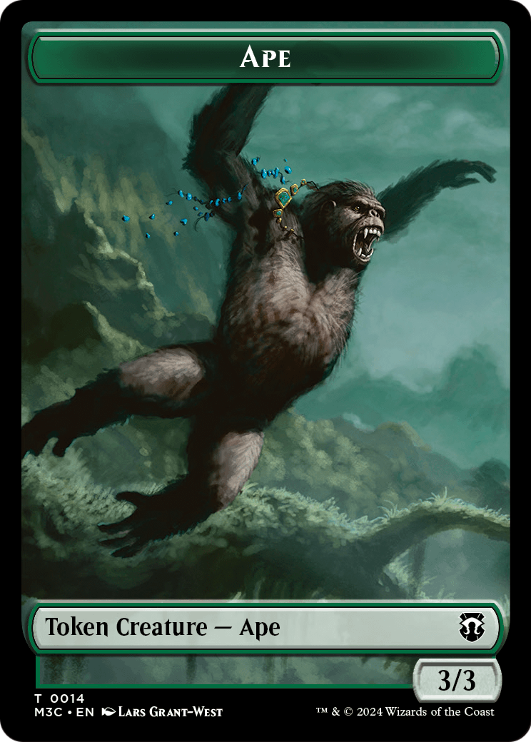 Ape (TM3C-014) [Modern Horizons 3 Commander Tokens]