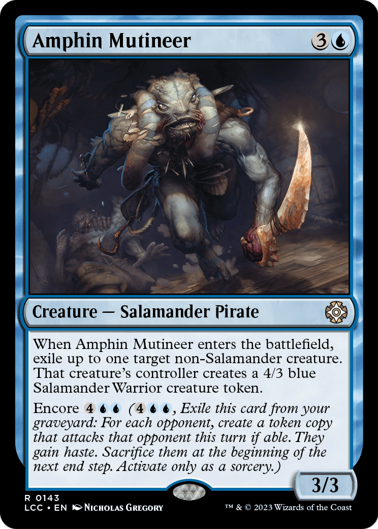Amphin Mutineer (LCC-143) [The Lost Caverns of Ixalan Commander]