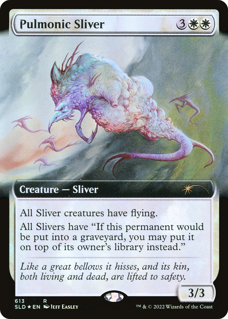Pulmonic Sliver (Extended Art) (SLD-613) [Secret Lair Drop] Foil