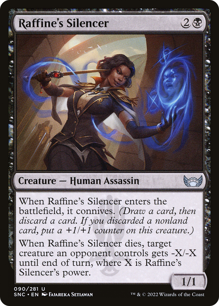 Raffine's Silencer (SNC-090) [Streets of New Capenna] Foil