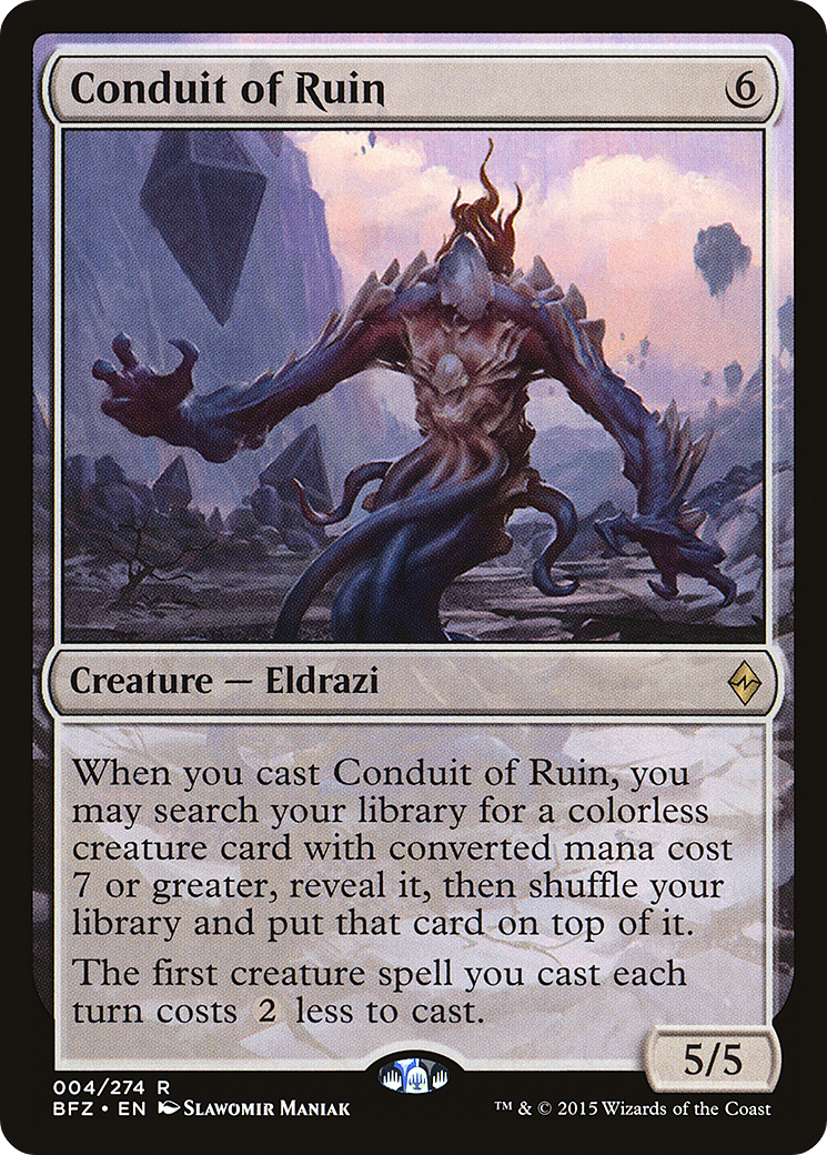 Conduit of Ruin (BFZ-004) [Battle for Zendikar] Foil
