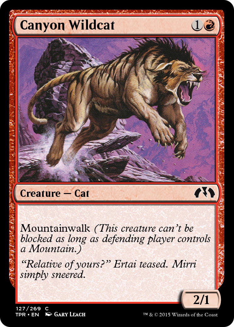 Canyon Wildcat (TPR-127) [Tempest Remastered] Foil