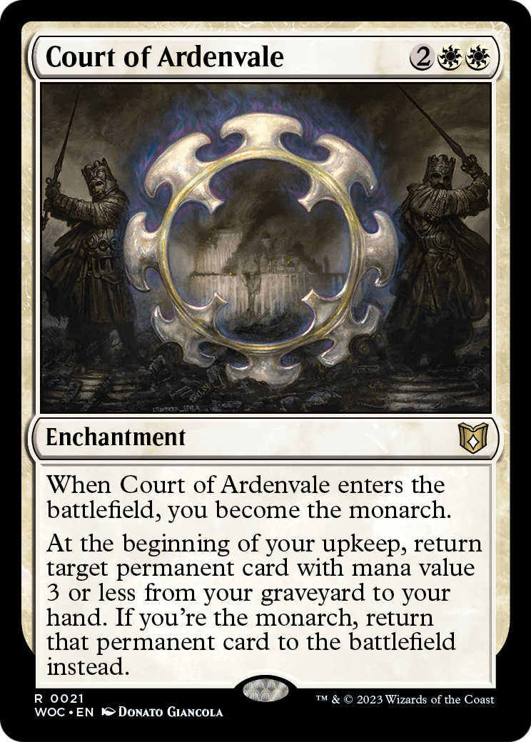 Court of Ardenvale (WOC-021) [Wilds of Eldraine Commander] Foil