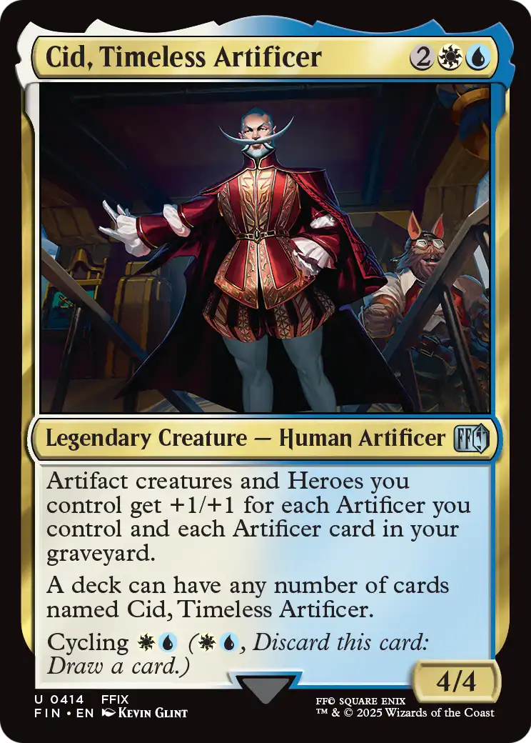 Cid, Timeless Artificer (FIN-414) [FINAL FANTASY] Foil