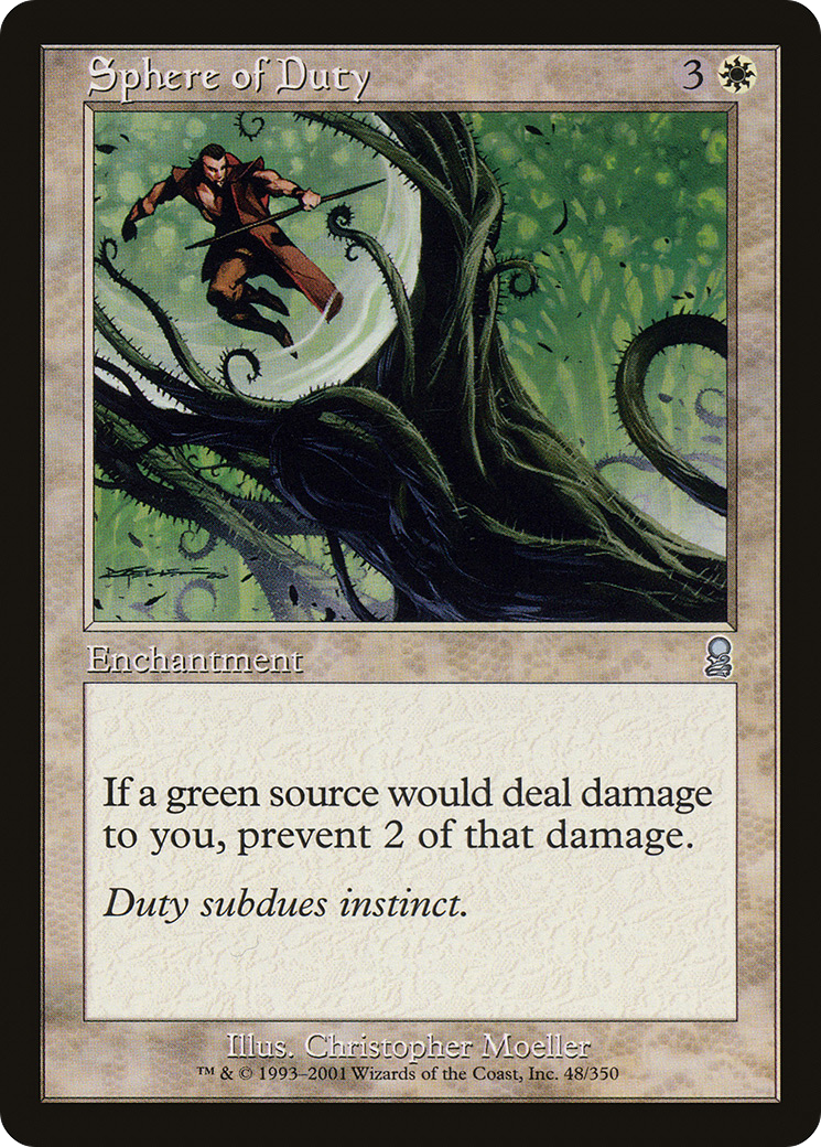 Sphere of Duty (ODY-048) [Odyssey] Foil