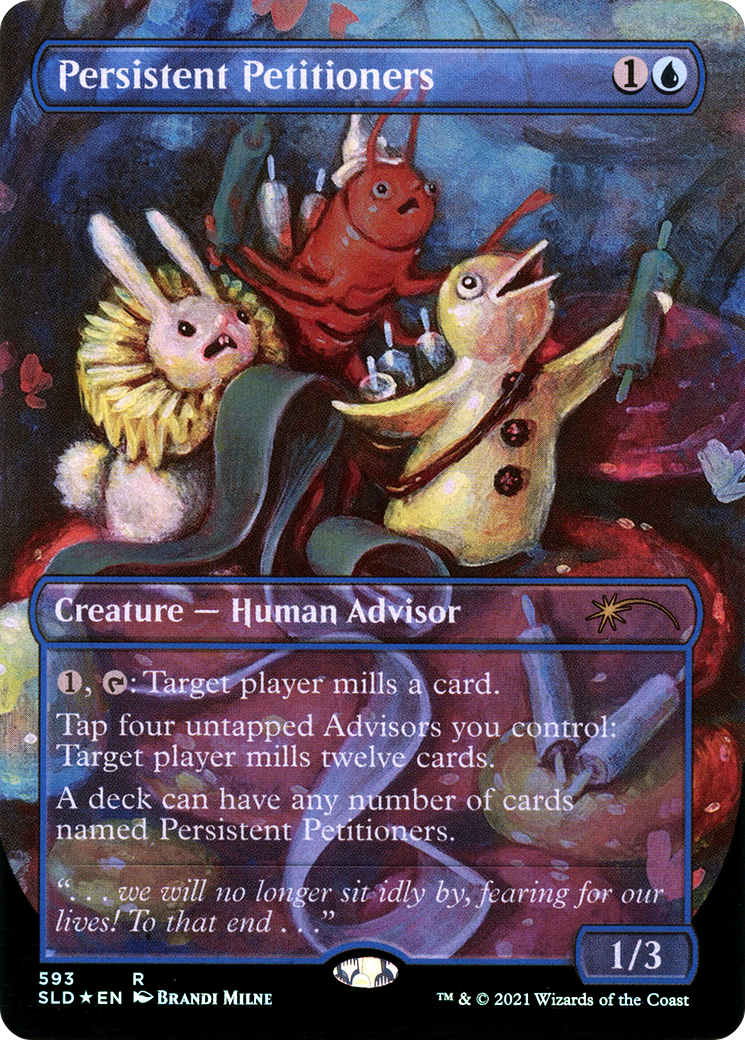 Persistent Petitioners (SLD-593) (Borderless) [Secret Lair Drop] Foil