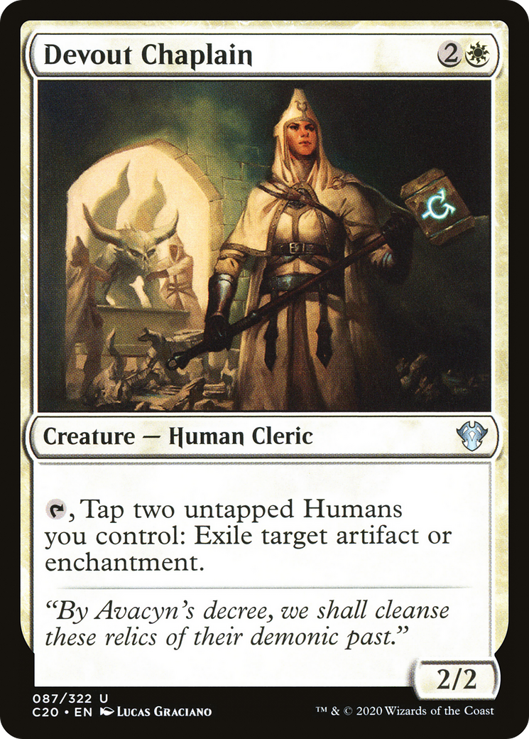 Devout Chaplain (C20-087) [Commander 2020]