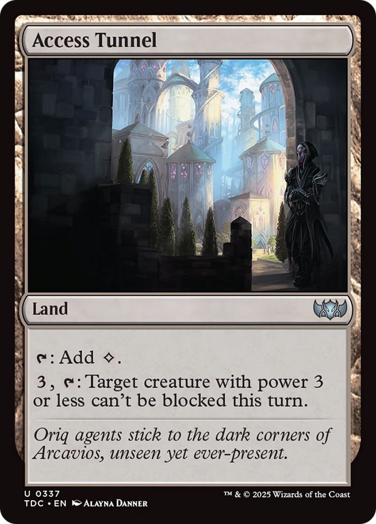 Access Tunnel (TDC-337) [Commander: Tarkir: Dragonstorm]