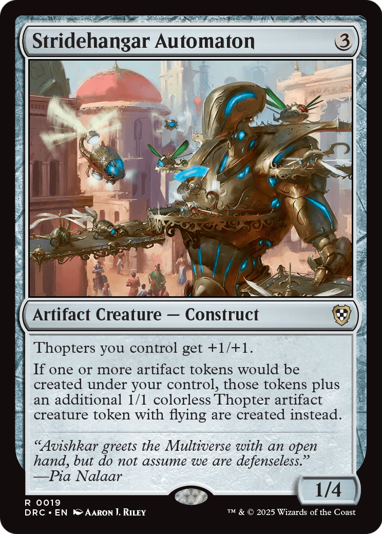 Stridehangar Automaton (DRC-019) [Commander: Aetherdrift]